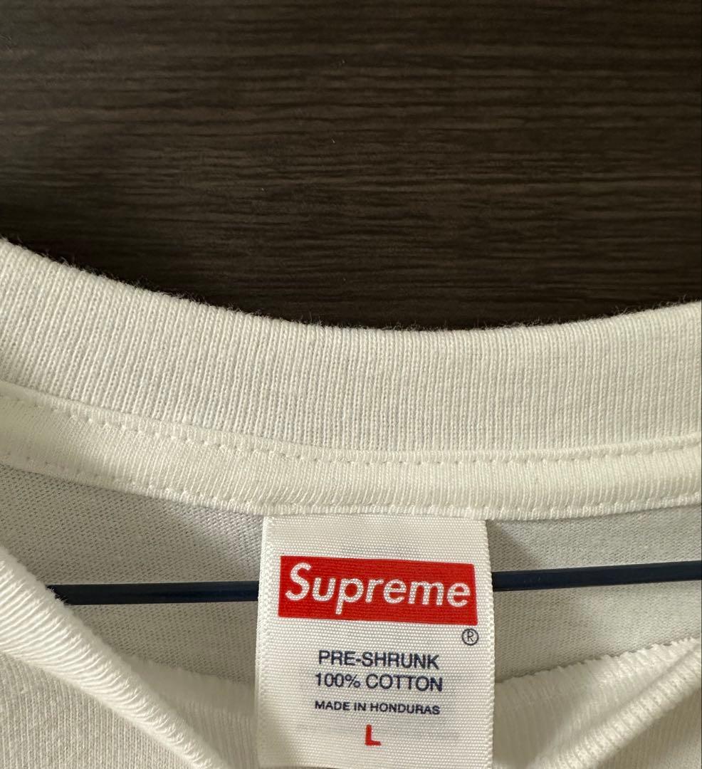 こ*つ様 SUPREME Tシャツ　ホワイト　Lサイズ