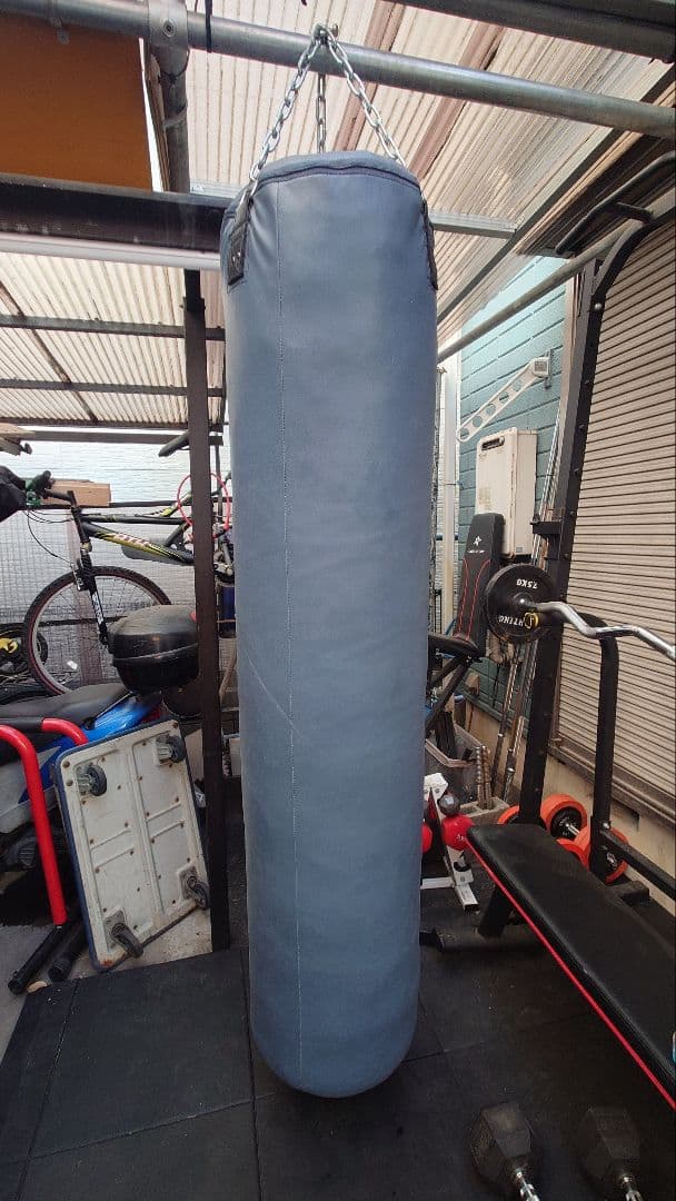 ISAMI サンドバッグ 180cm グレー