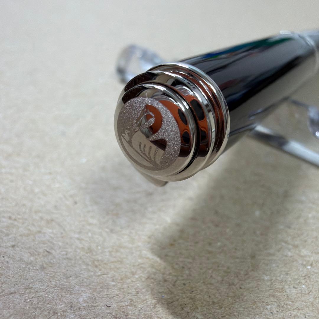 新品 Pelikan ペリカン 万年筆 スーベレーン M405 黒縞 F