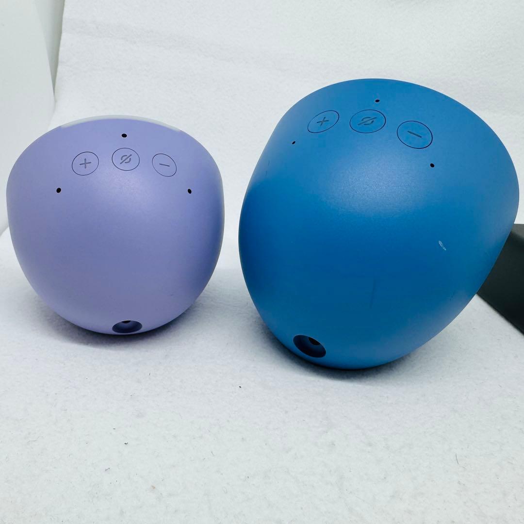 Echo Spot ブルー　Echo pop パープル　セット