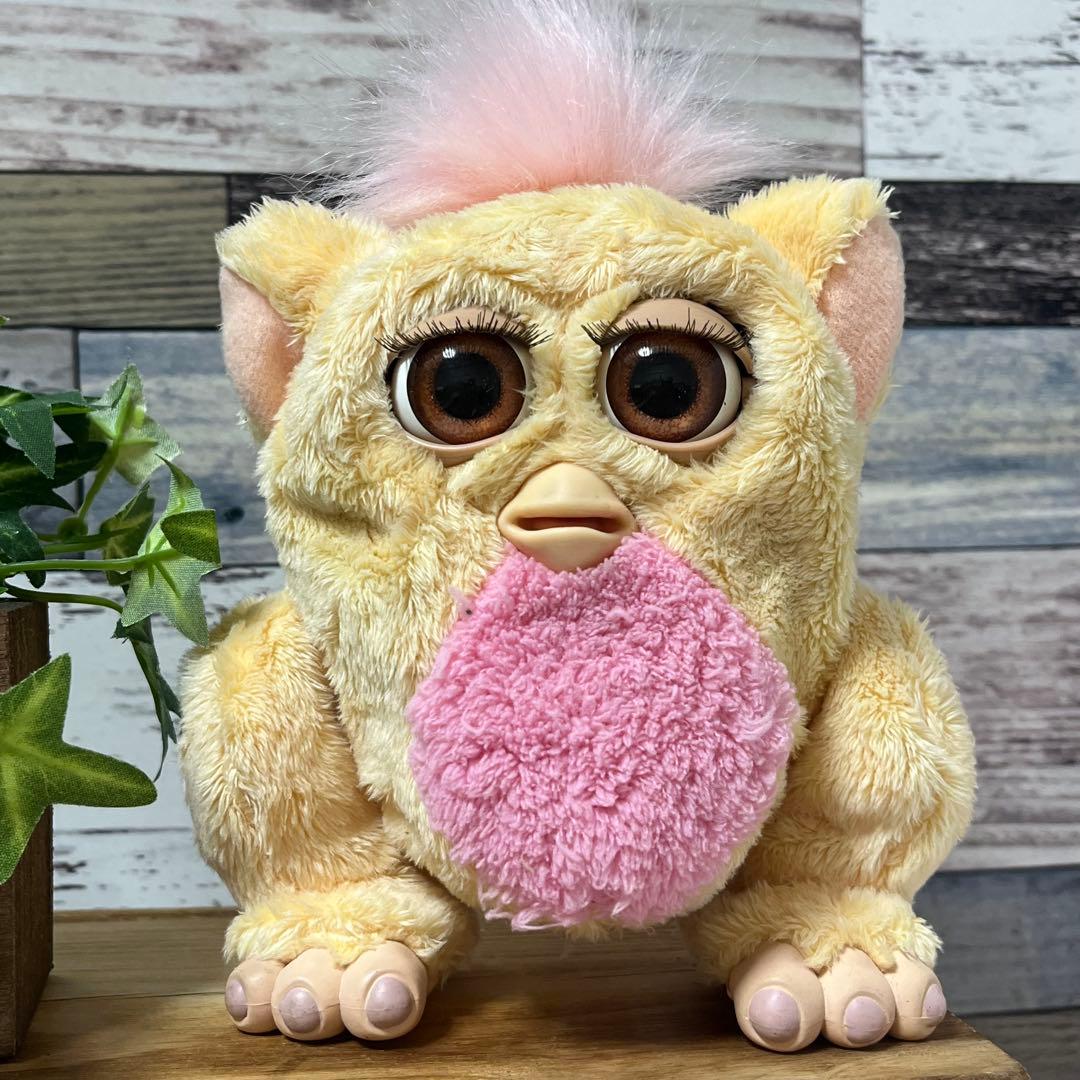 ファービー2　ベイビー イエロー　茶目　furby furby2 　No.12