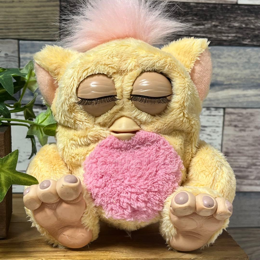ファービー2　ベイビー イエロー　茶目　furby furby2 　No.12