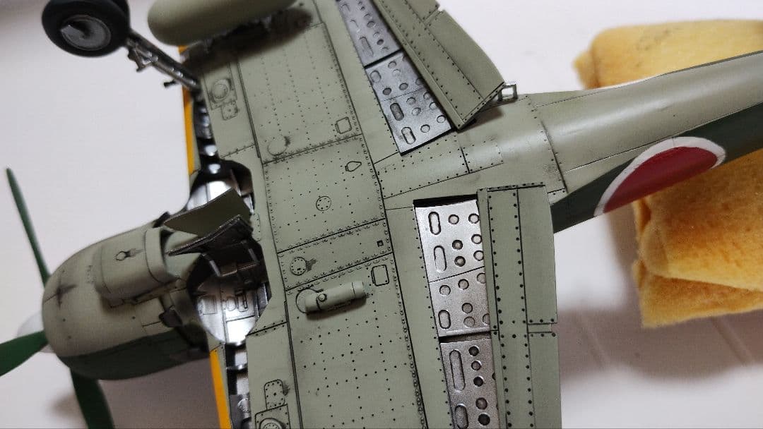 プラモデル完成機　1/48　中島　四式戦闘機　疾風