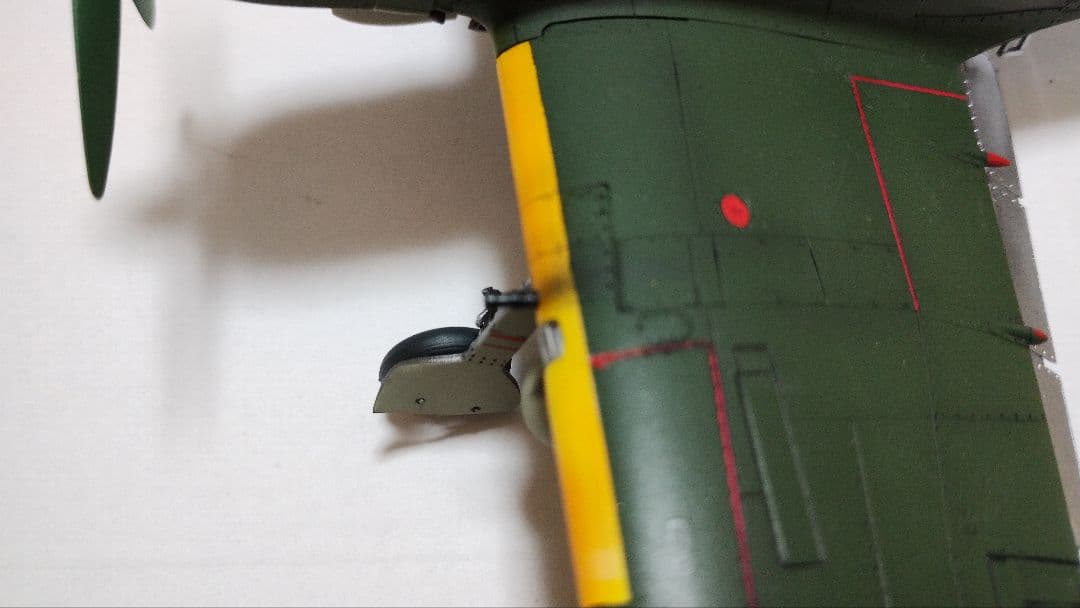 プラモデル完成機　1/48　中島　四式戦闘機　疾風