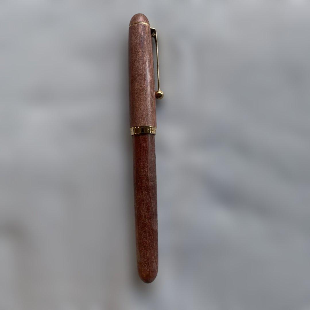 パイロット　木製 万年筆 ブラウン　カスタム　アート　カエデ　ジャパン　14k