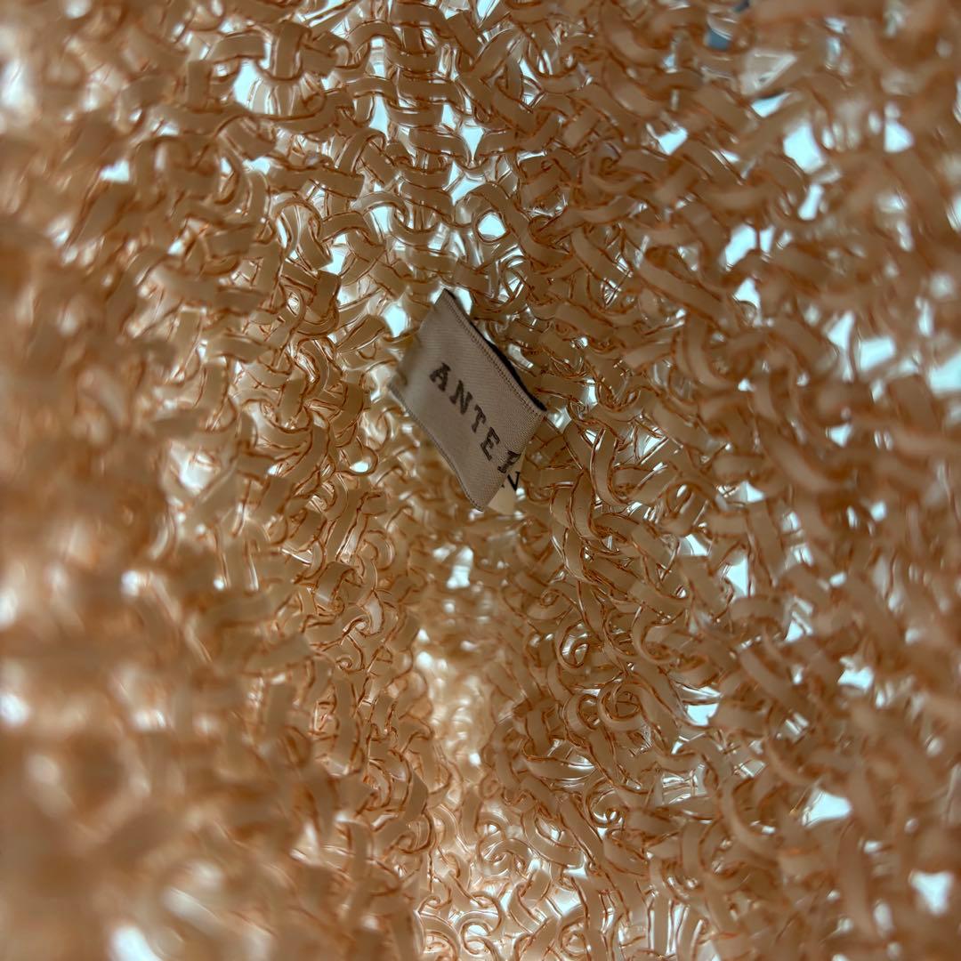 ふくあり様ANTEPRIMAワイヤーバッグ PVC スクエアラージ ピンク 希少