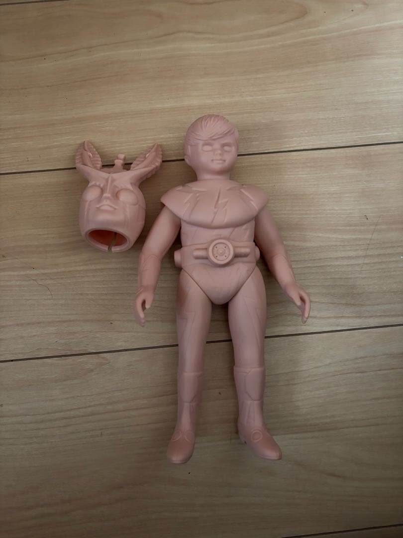 キカイダー　イナズマン　無版権　ソフビ