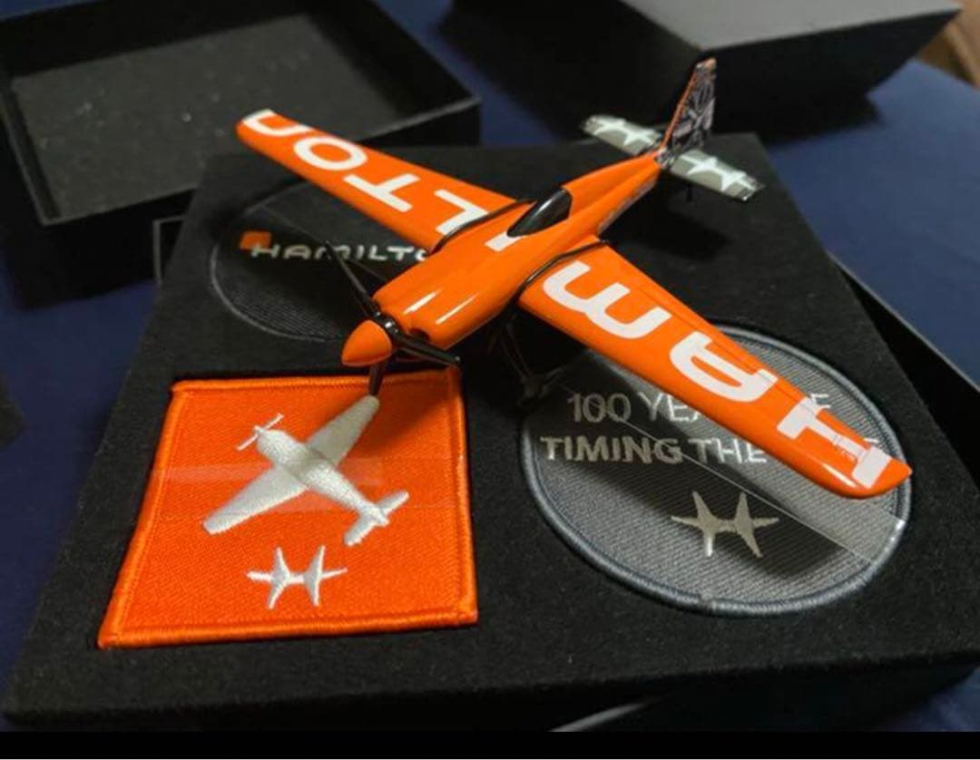 箱あり　レア　ハミルトン 飛行機 金属製模型 100周年記念