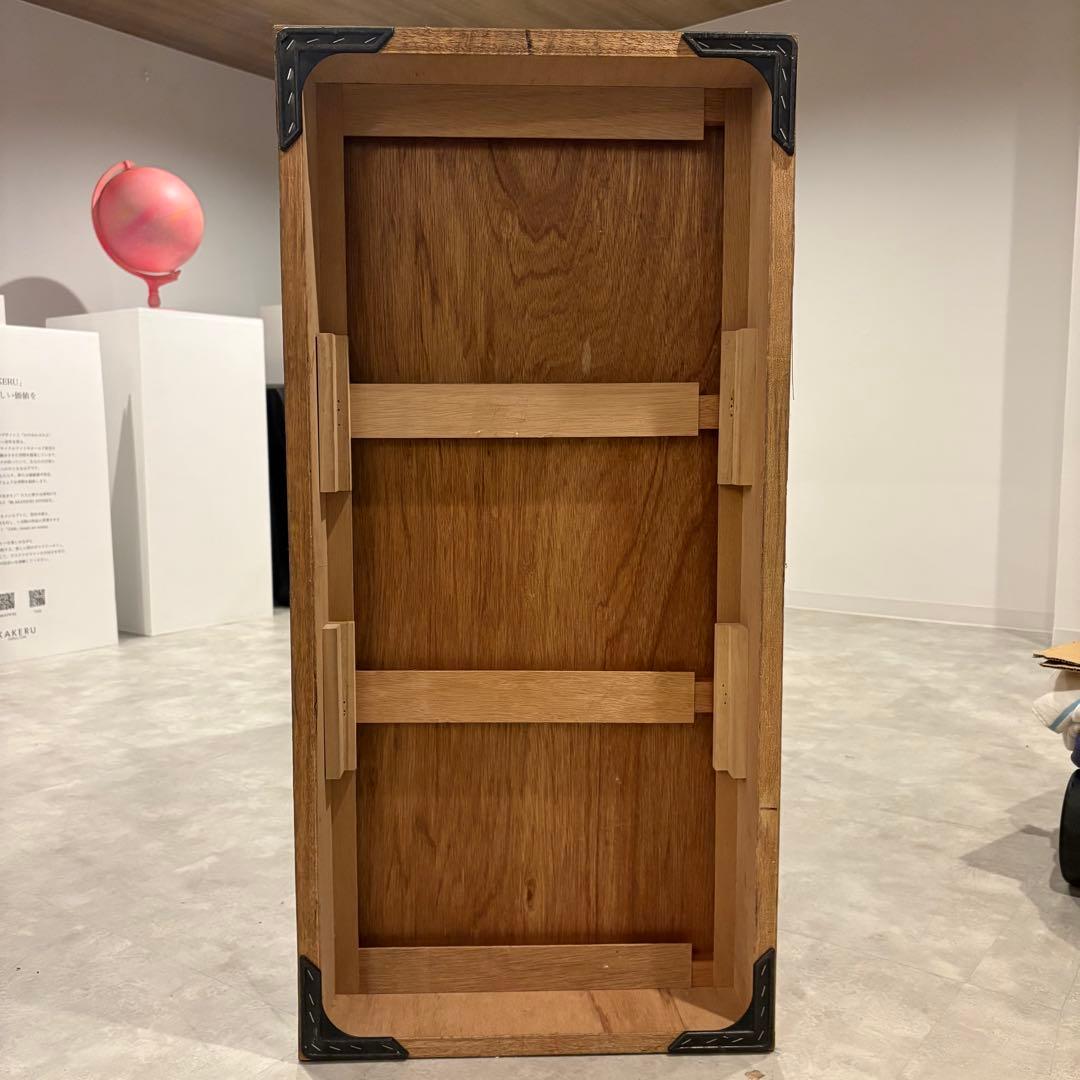 民芸箪笥　民芸家具　和箪笥　大きめ　収納　金属装飾　7段9杯