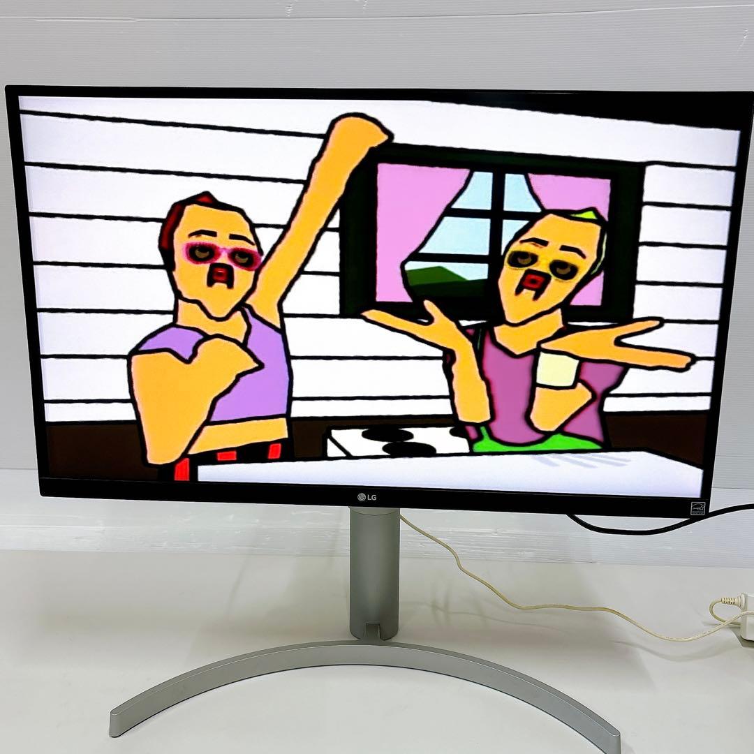 LG 27UK650 4Kモニター 27インチ ゲーミング ディスプレイ