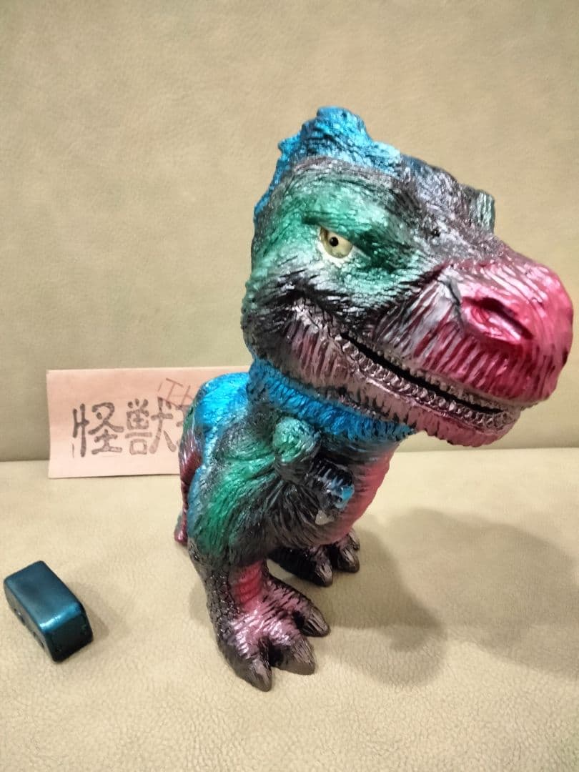 ソフビ　monstock 珍説恐竜　ティラゴン　izumonster 安楽安作