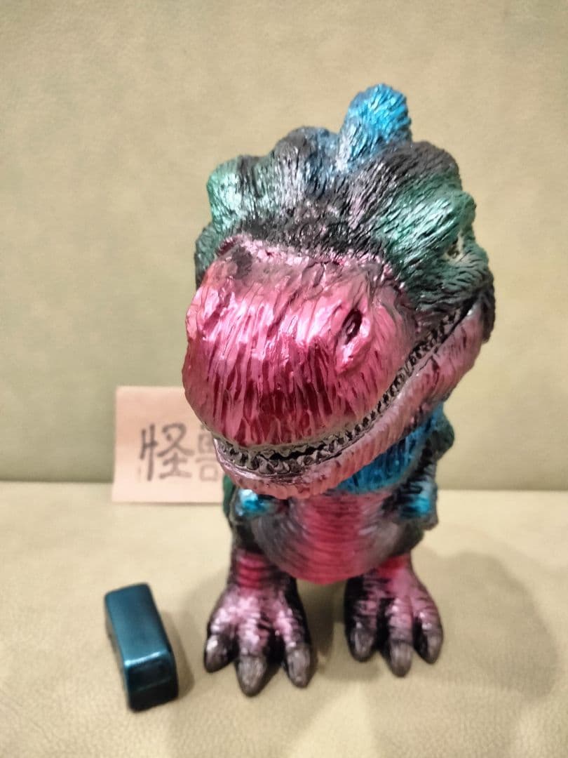 ソフビ　monstock 珍説恐竜　ティラゴン　izumonster 安楽安作