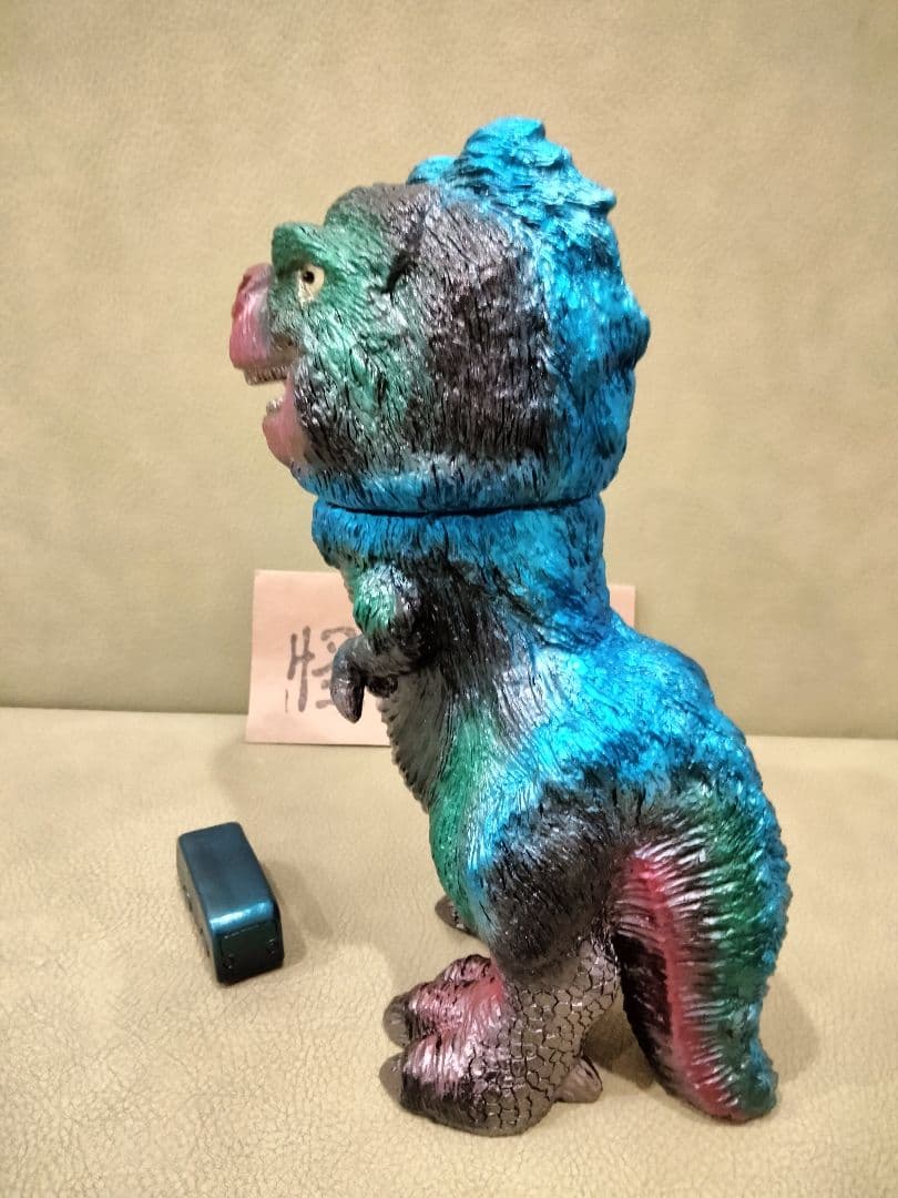 ソフビ　monstock 珍説恐竜　ティラゴン　izumonster 安楽安作