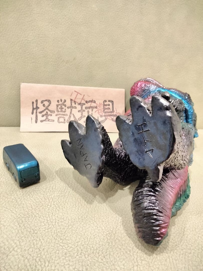 ソフビ　monstock 珍説恐竜　ティラゴン　izumonster 安楽安作