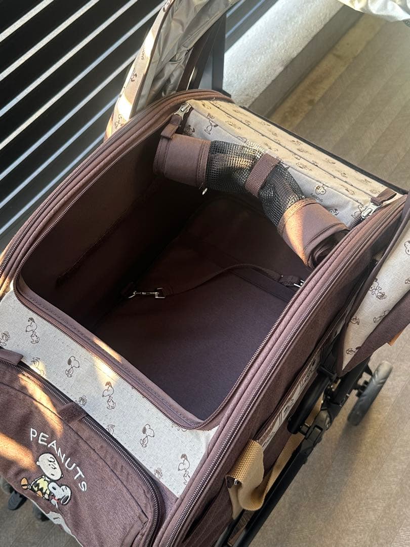 《美品》ペットパラダイスPET PARADISEスヌーピー3WAYペットカート