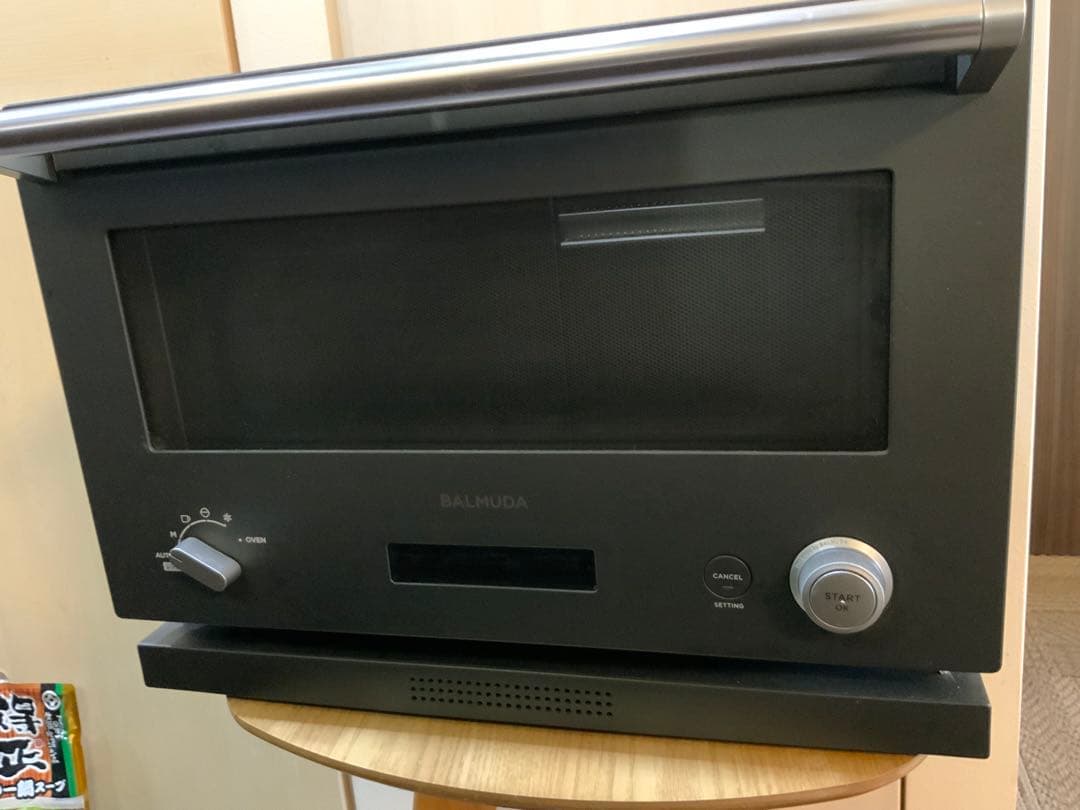 あ*様 BALMUDA オーブンレンジ 18L ブラック K04A-BK