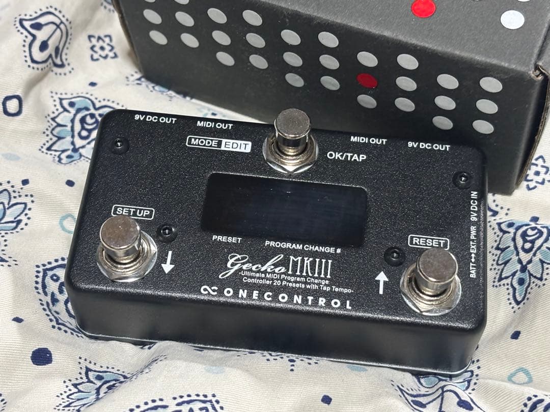 onecontrol Gecko MK III MIDIプログラムチェンジャー