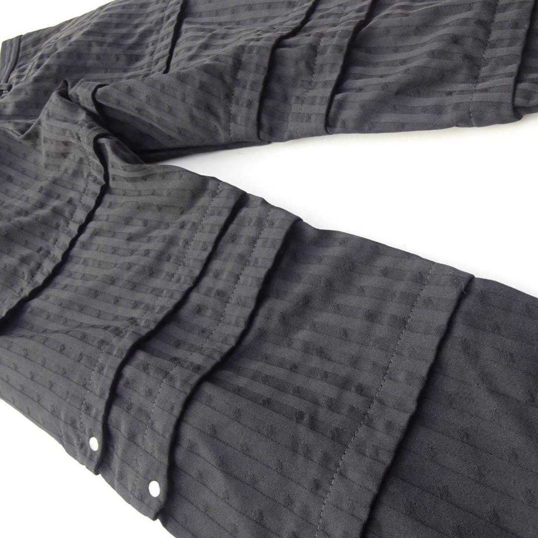 2016コムデギャルソンオムプリュスクロップドパンツ縮絨柄 ハトメスタッズXS