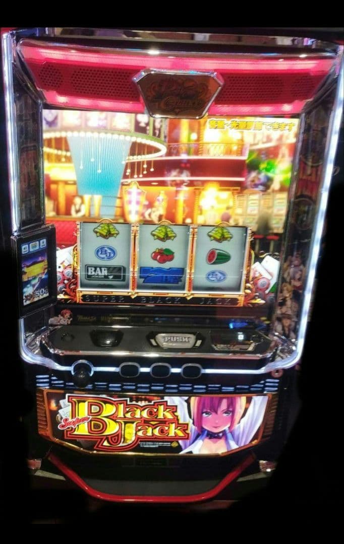 パチスロ実機 スーパーブラックジャック スマスロユニット付