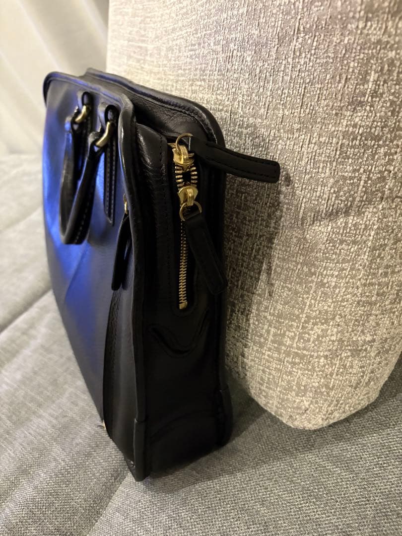 【美品】土屋鞄　ウルバーノ　アーバンブリーフ黒　メンズビジネスバッグ