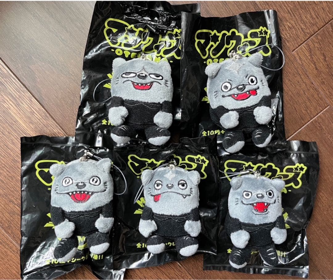 MAN WITH A MISSION♡おてだマンウィーズ♡5匹セット【グレー】