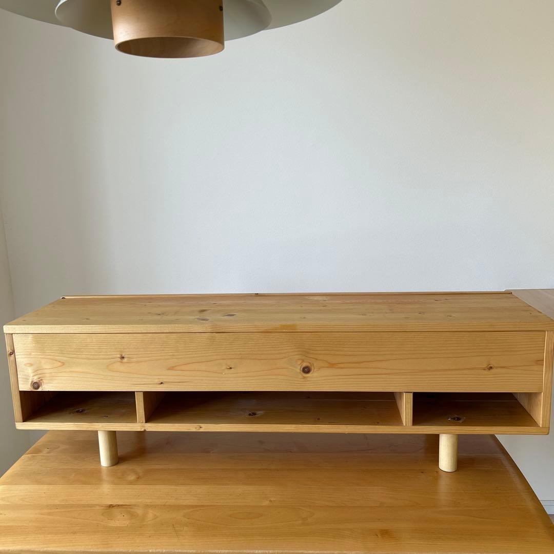 木製シンプルテレビ台