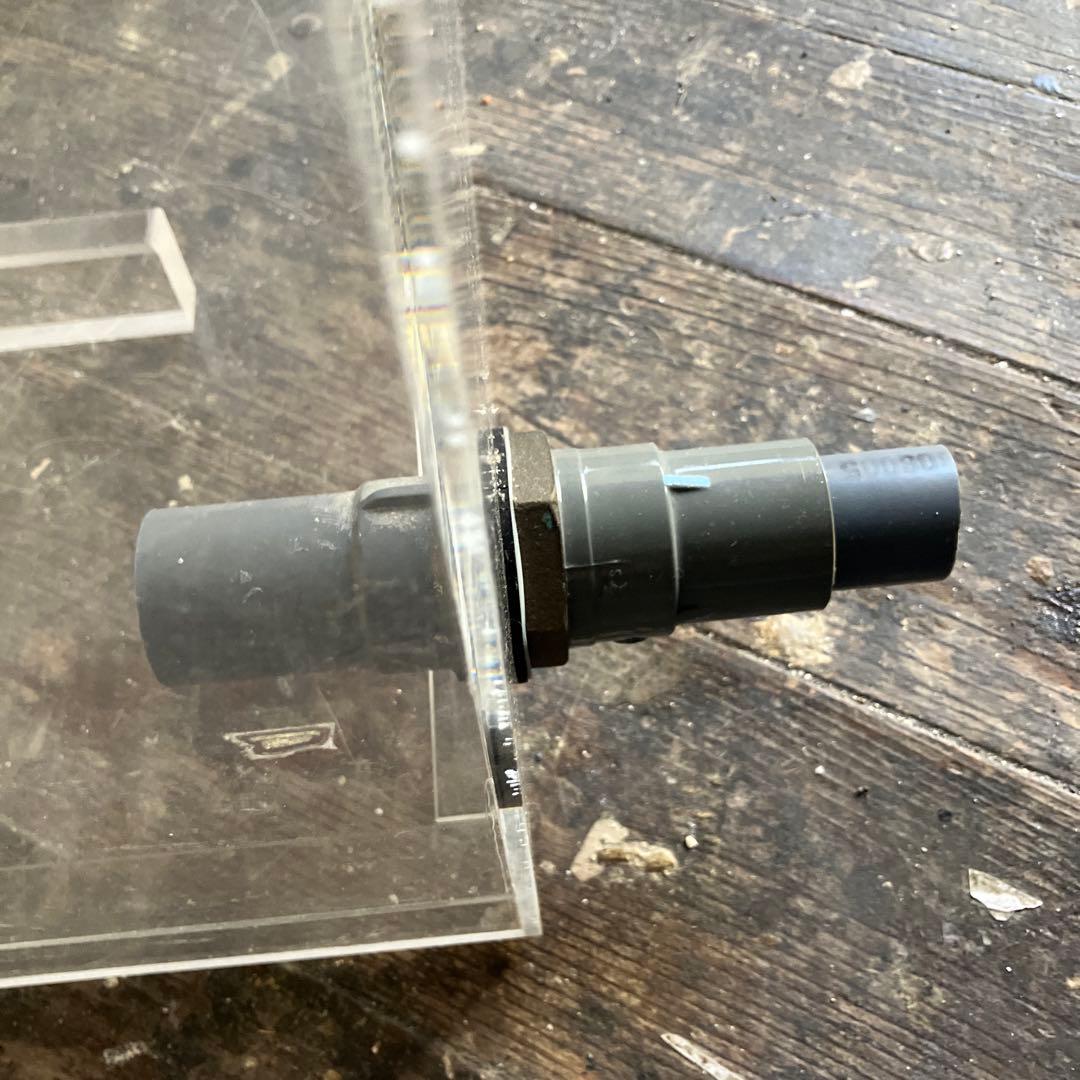 【ジャンク品】アクリル 2段式オーバーフロー水槽　傷あり