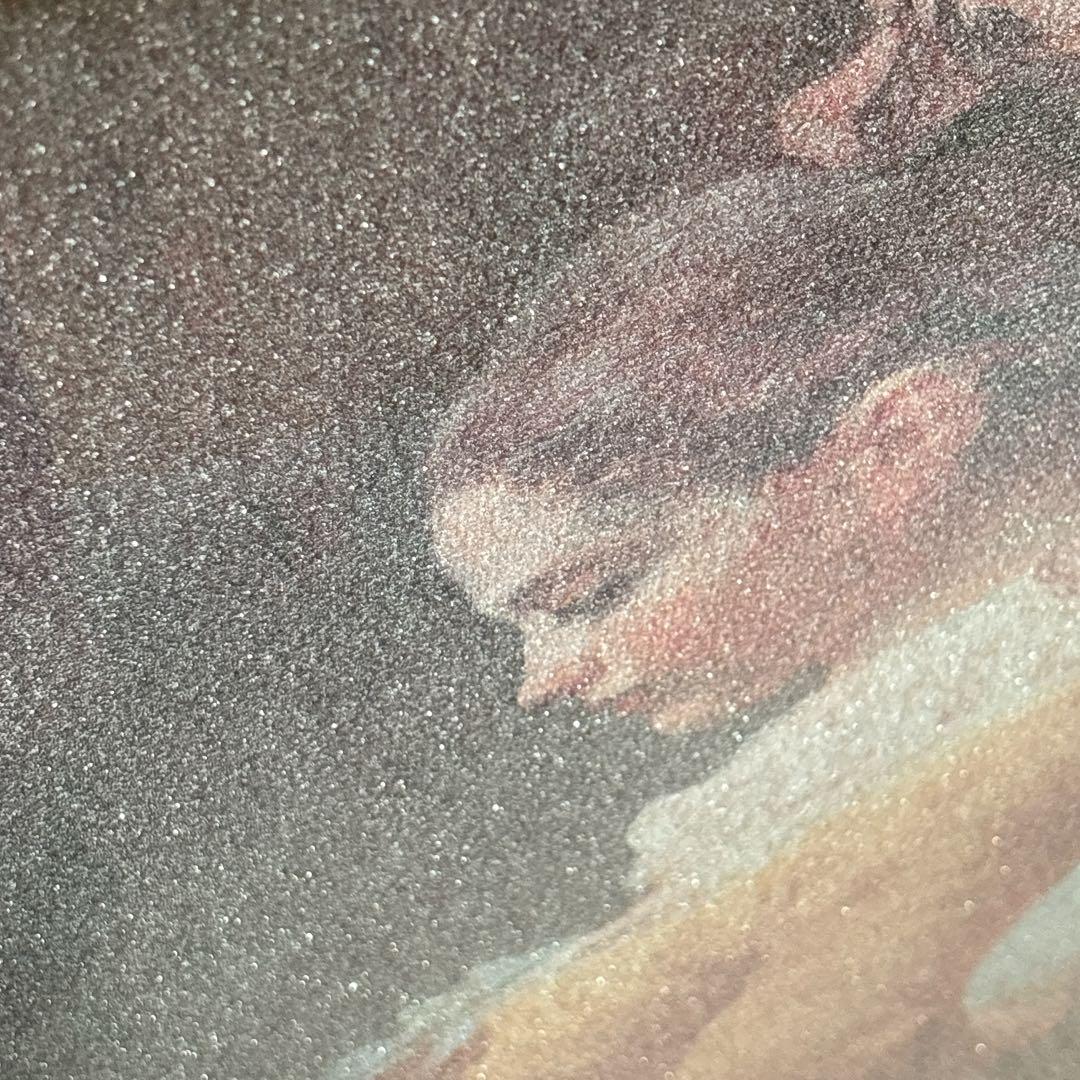 水晶画 貴石画 フラゴナール 『読書する娘』 美術工芸協会 人物画