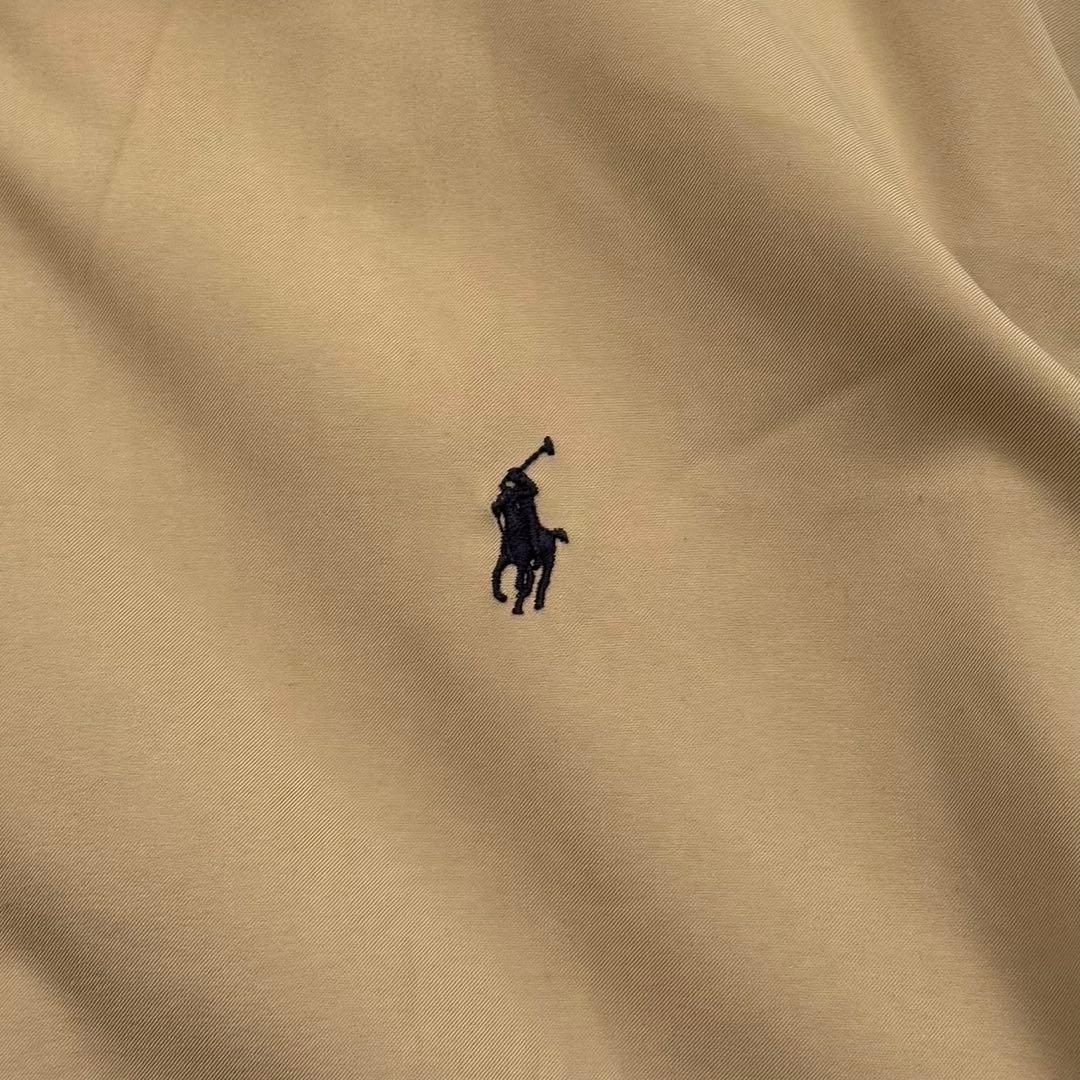 ポロ ラルフローレン スイングトップ 黒ポニー刺繍 ベージュ S