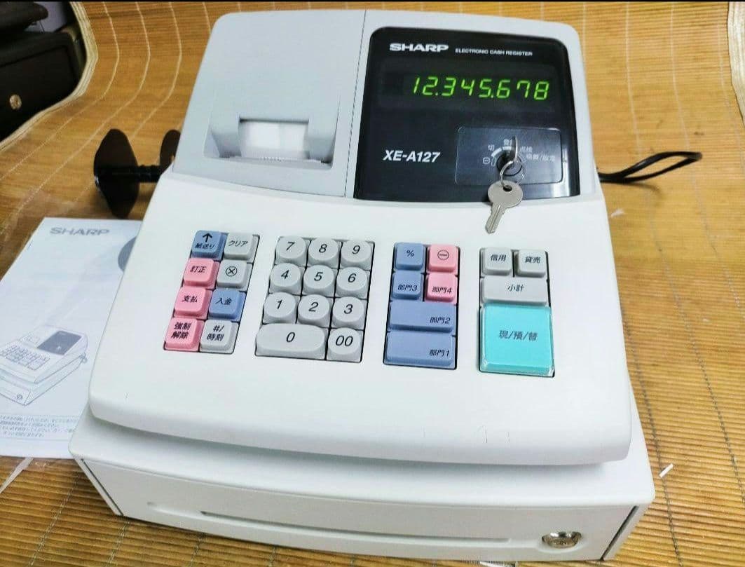 シャープレジスター　XE-A127　簡単便利特殊　送料込　357951