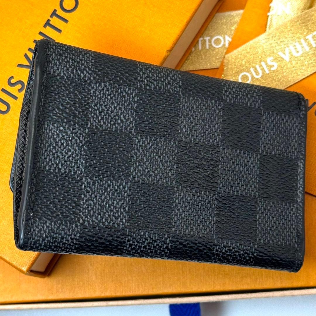 ルイヴィトン ダミエグラフィット ミュルティクレ6 キーケース 6連 鍵 黒