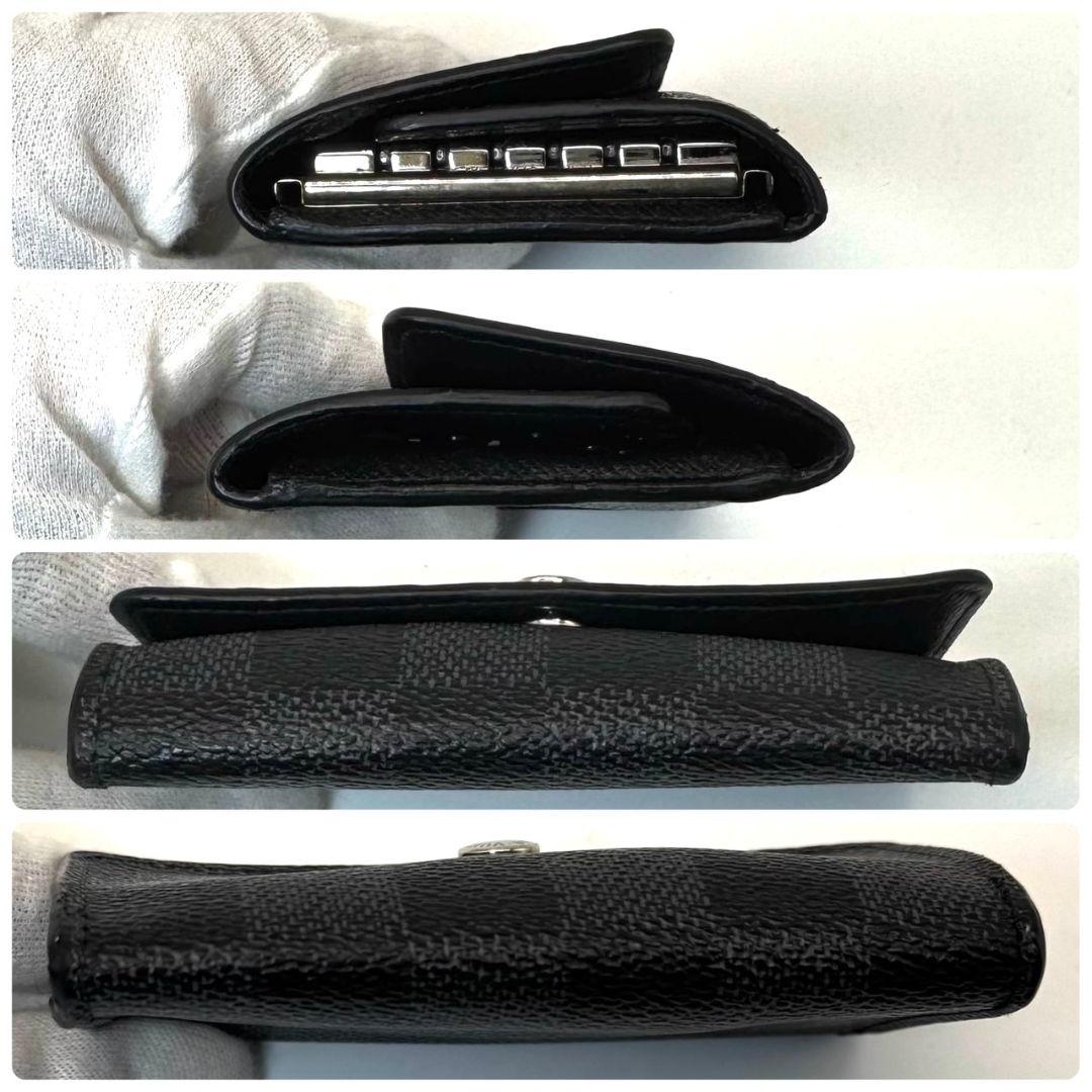 ルイヴィトン ダミエグラフィット ミュルティクレ6 キーケース 6連 鍵 黒