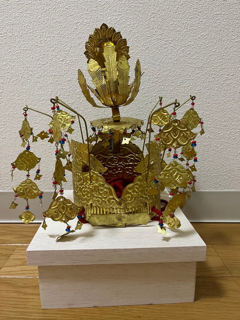 巫女　コスプレ　小道具　装束　天冠　冠　神具巫女舞　能面　日本舞踊　神楽　歌舞伎