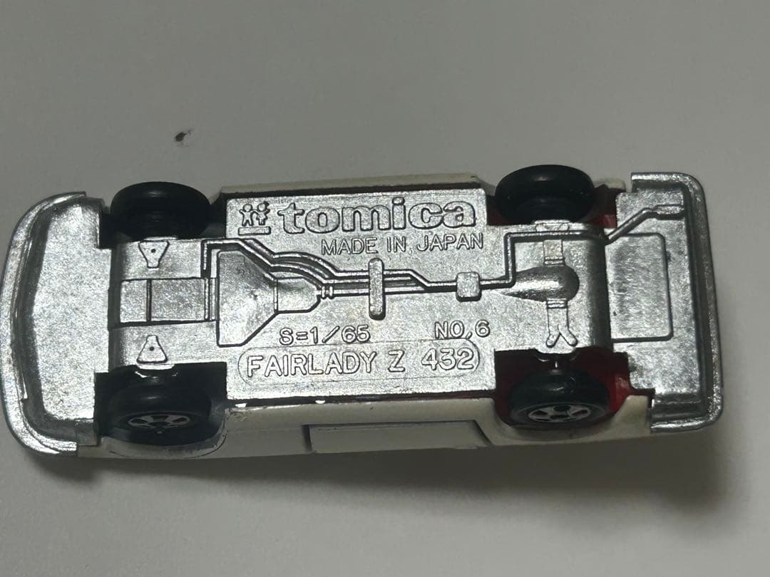 【当時物/色指定黒箱トミカ】 日本製No.5 フェアレディZ 1Aホイール