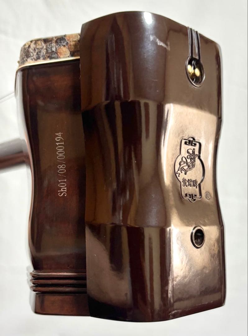 【本皮製】二胡 敦煌牌 弓/ケースセット