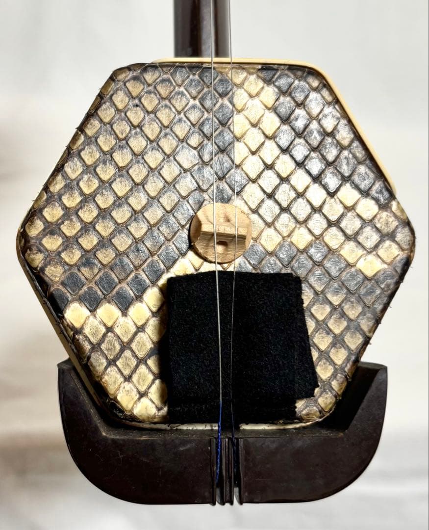 【本皮製】二胡 敦煌牌 弓/ケースセット