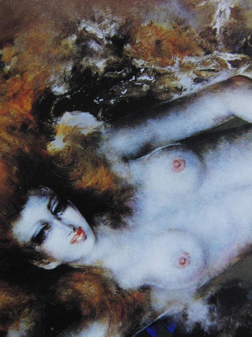 堺幹夫、【煌（きらめき）】、希少な額装用画集より、厳選、新品額装、マット額装付