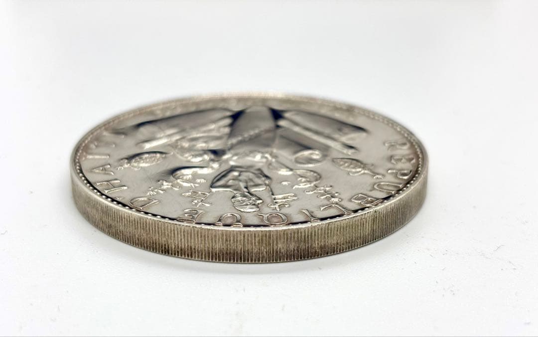 #ハイチ共和国　25.10.5グルード銀貨セット　専用ケース付き