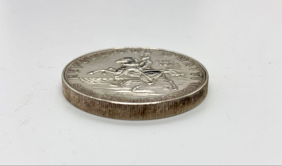 #ハイチ共和国　25.10.5グルード銀貨セット　専用ケース付き