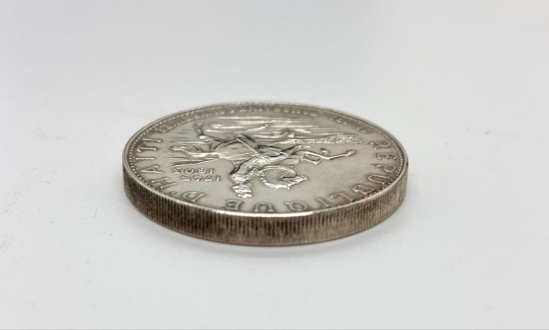 #ハイチ共和国　25.10.5グルード銀貨セット　専用ケース付き