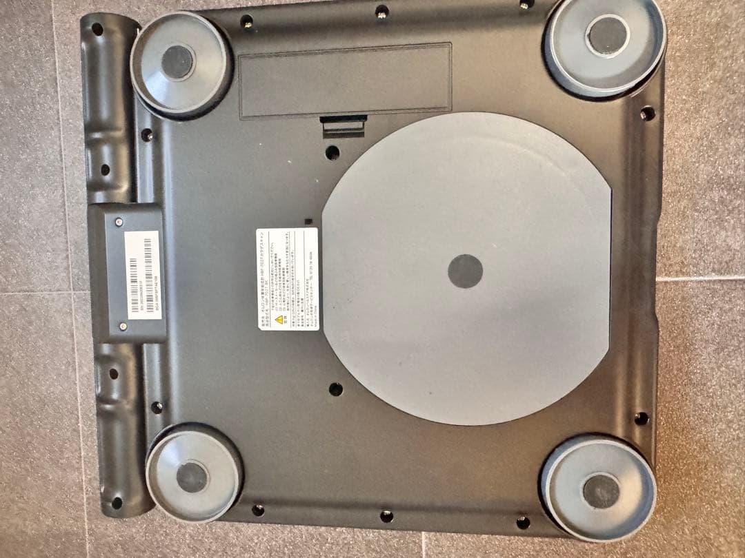 OMRON 体重計 ステンレスパネル