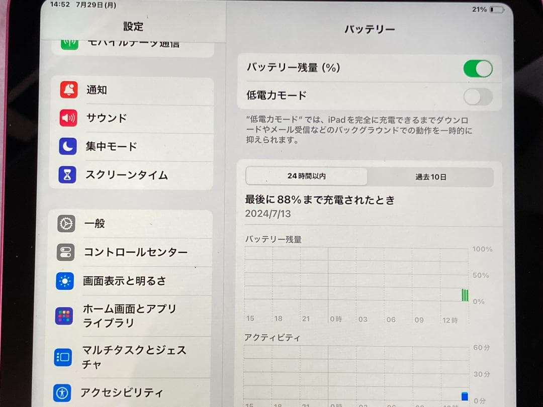 ★美品★iPad（第10世代）SIMフリー10.9型64GB MQ6M3J