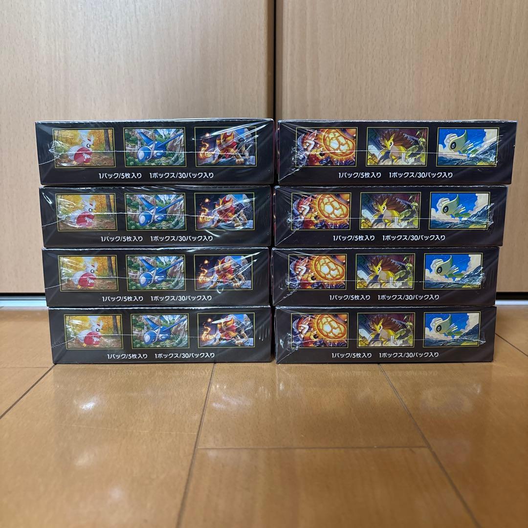 ポケモンカードゲーム　メガシンフォニア　メガブレイブ　シュリンク付き　各4box