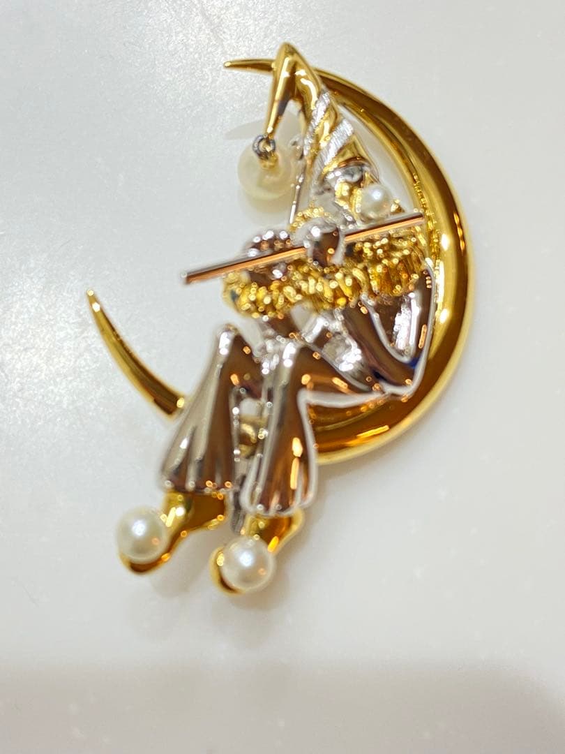 MIKIMOTO ピエロ ブローチ