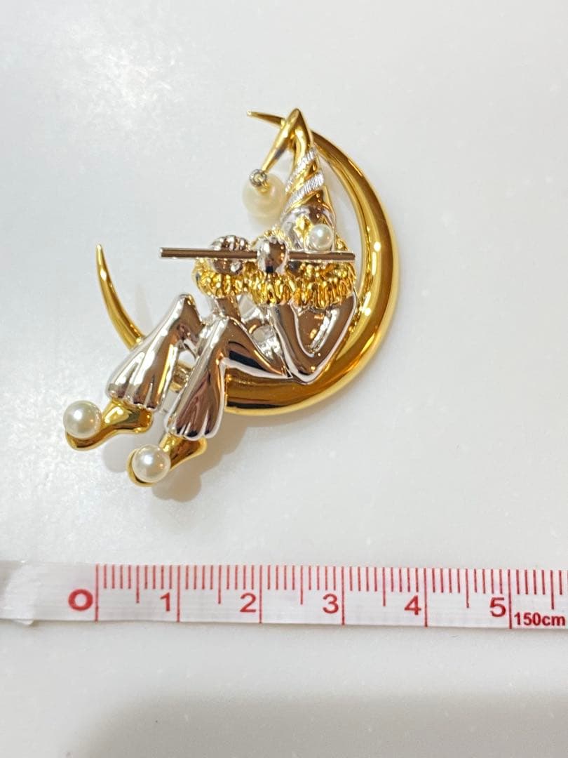 MIKIMOTO ピエロ ブローチ