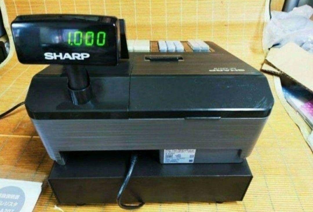 シャープレジスター　XE-A207　PC連携売上管理設定無料　001470