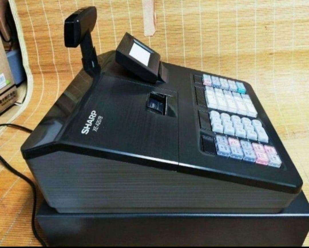 シャープレジスター　XE-A207　PC連携売上管理設定無料　001470