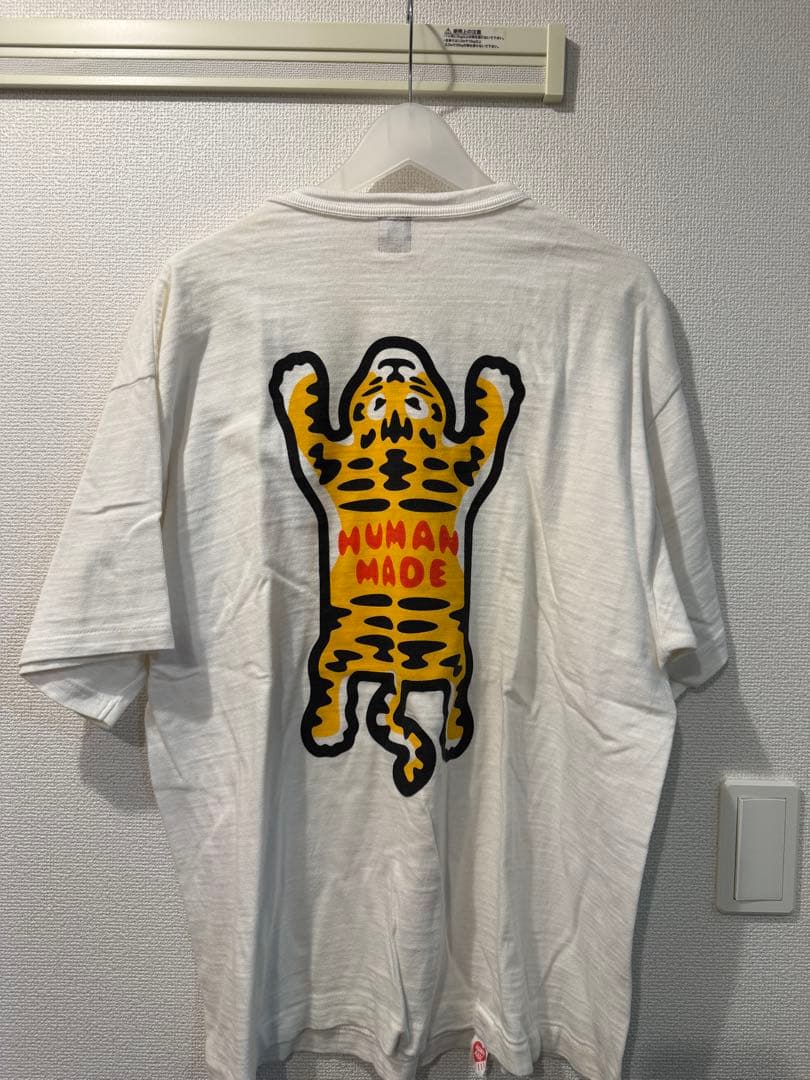 HUMAN MADE ホワイト Tシャツ 虎デザイン