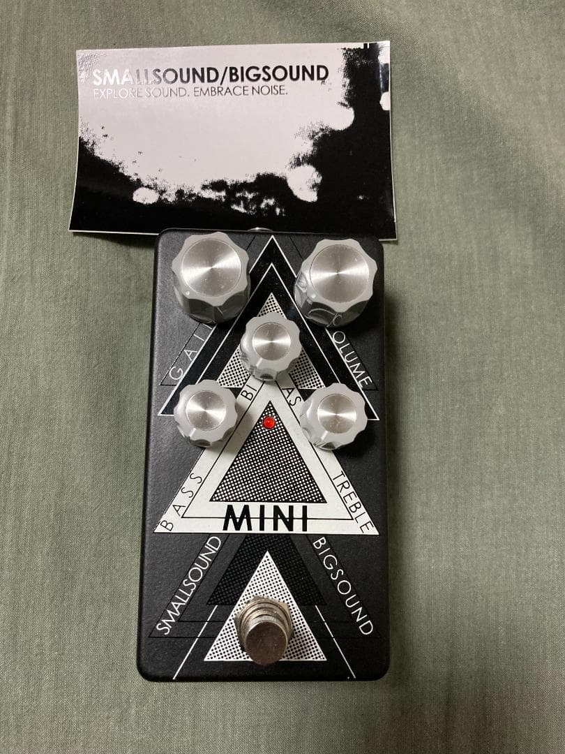 ギター smallsound/bigsound mini overdrive