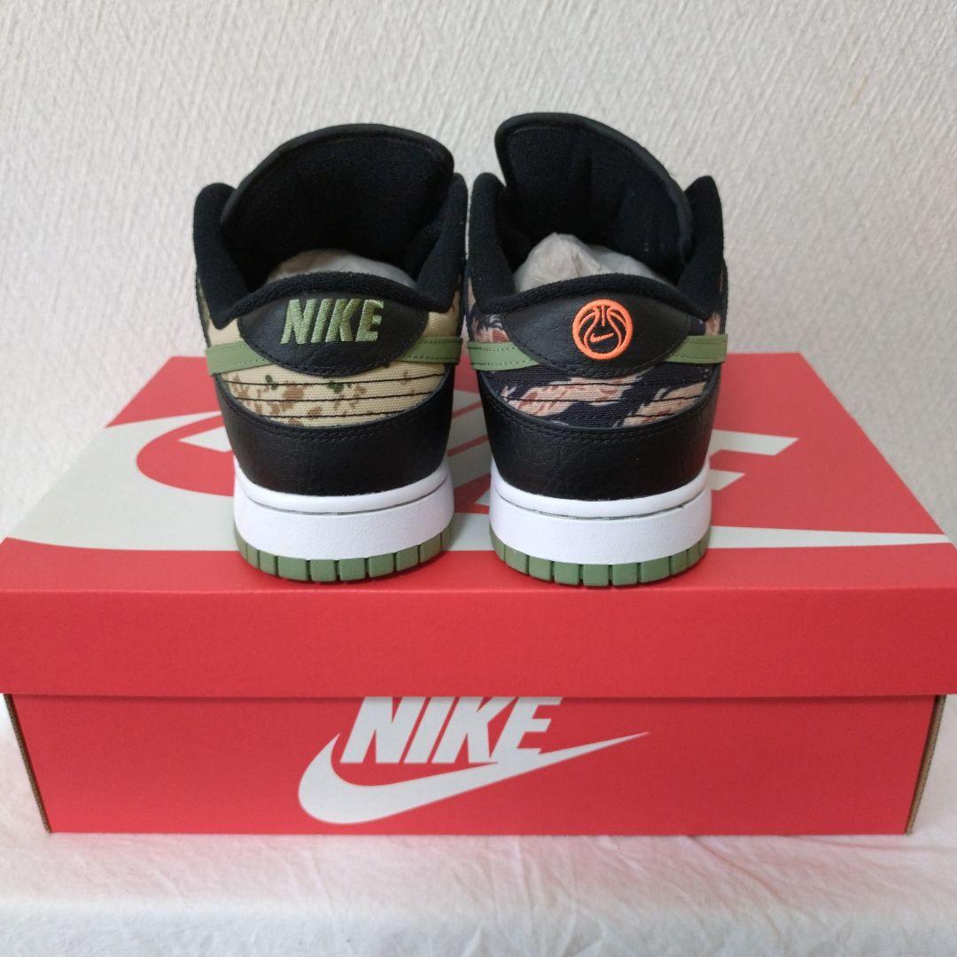 NIKE DUNK LOW SE BLACK MULTI CAMO　28cm